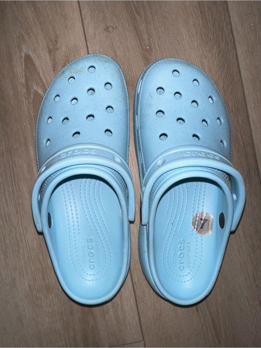 CROCS Kids Light Blue Classic Clogs